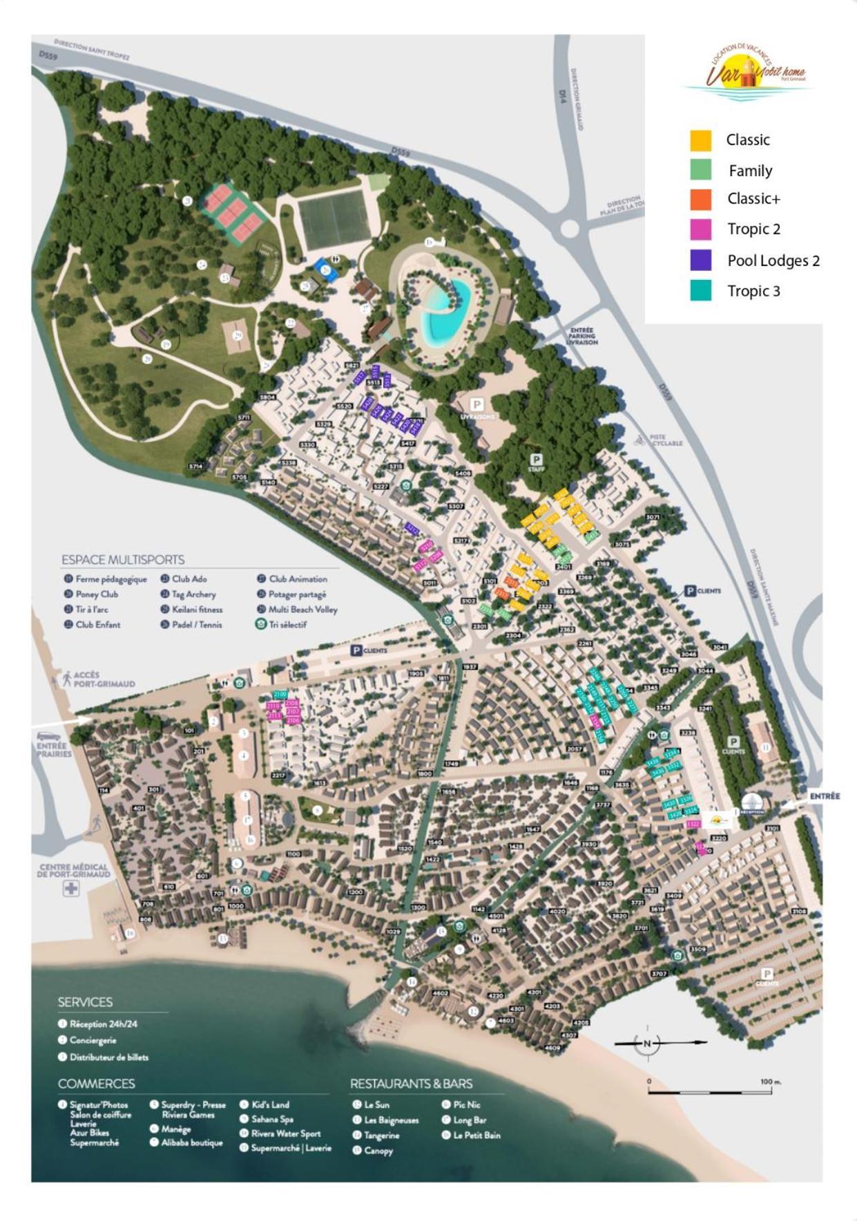 Var Mobil Home, Les Prairies De La Mer Grimaud Kültér fotó