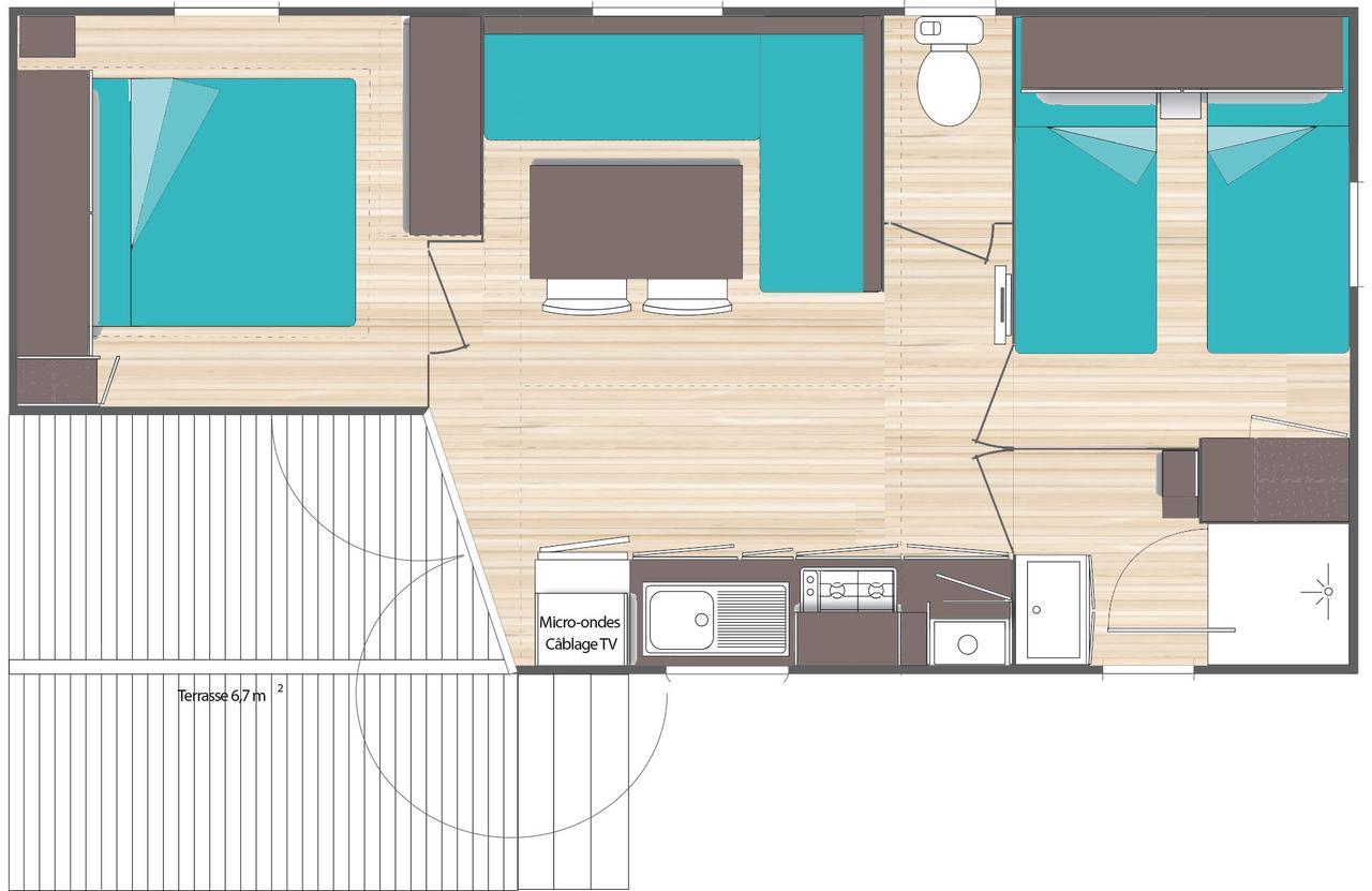 Var Mobil Home, Les Prairies De La Mer Grimaud Kültér fotó