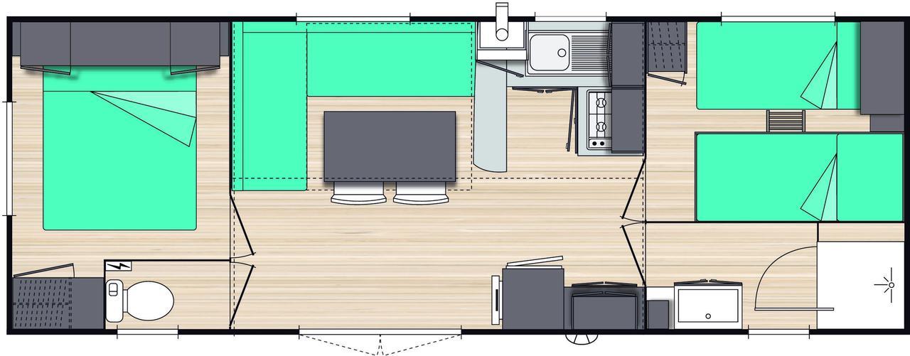 Var Mobil Home, Les Prairies De La Mer Grimaud Kültér fotó